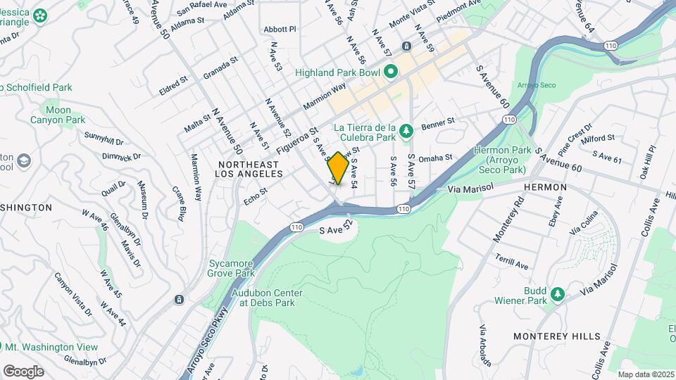 277 S Avenue 52 Map and Location Details