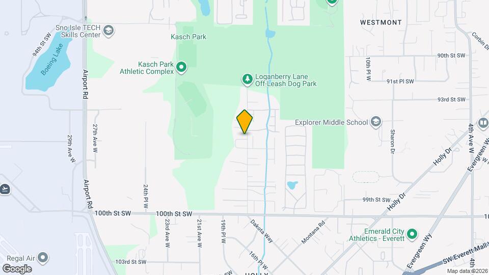 9502 18th Ave W Map and Location Details