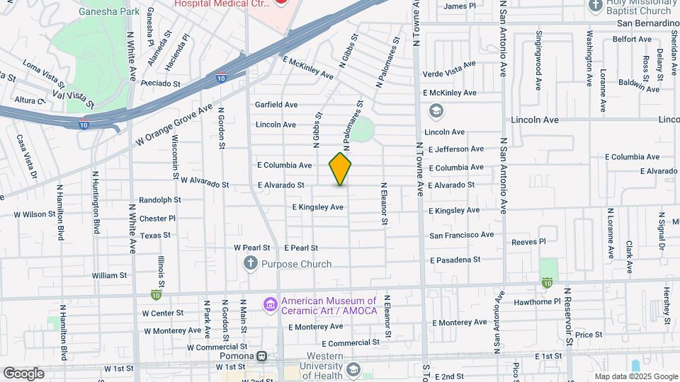 390 E Alvarado St Map and Location Details