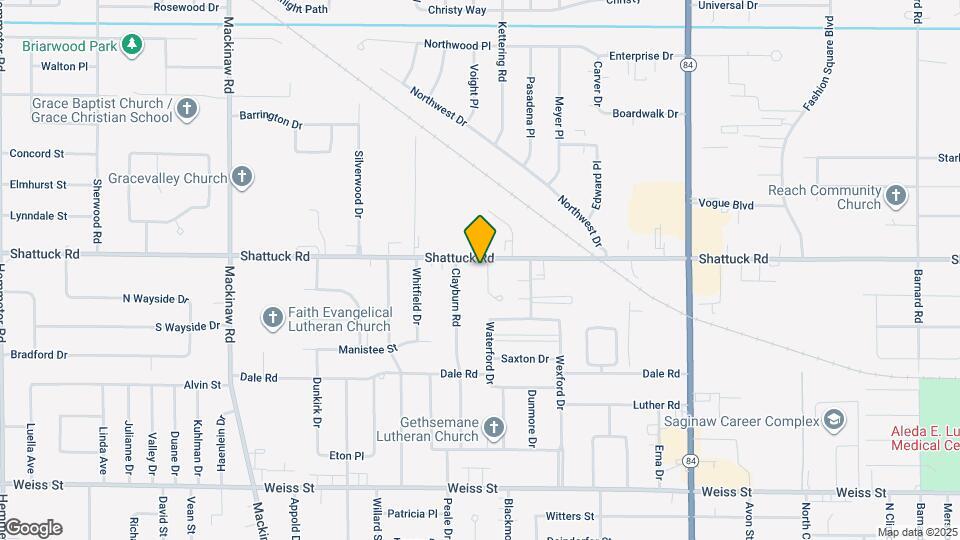 3457 Shattuck Rd Map and Location Details