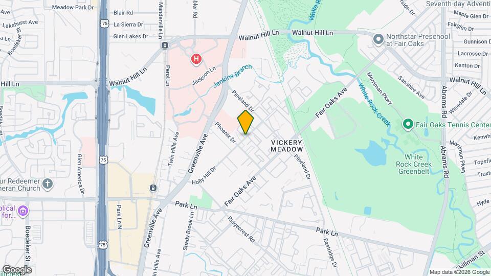 75215 Holly Hill Dr Mapa y Detalles de la Ubicación