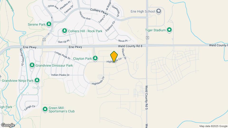 1116 Highlands Dr Map and Location Details