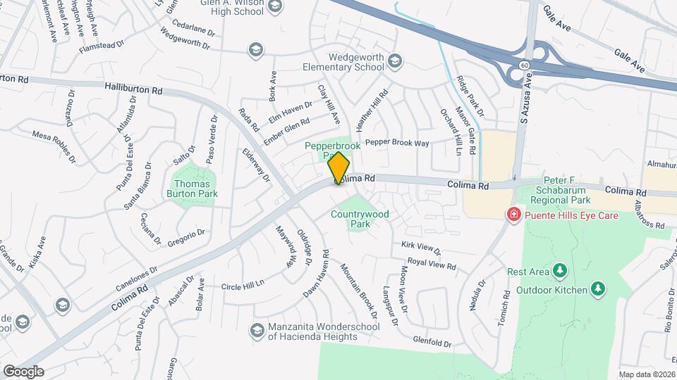 1825 Coachwood Ct Mapa y Detalles de la Ubicación