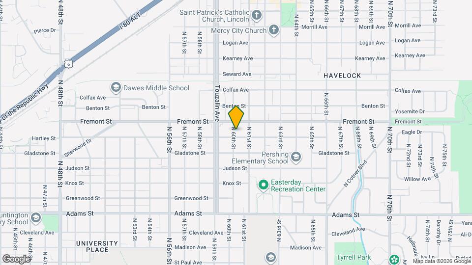 3500 N 60th St Map and Location Details
