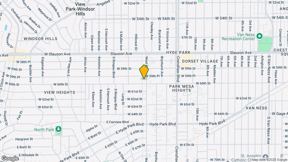5971 West Blvd Map and Location Details