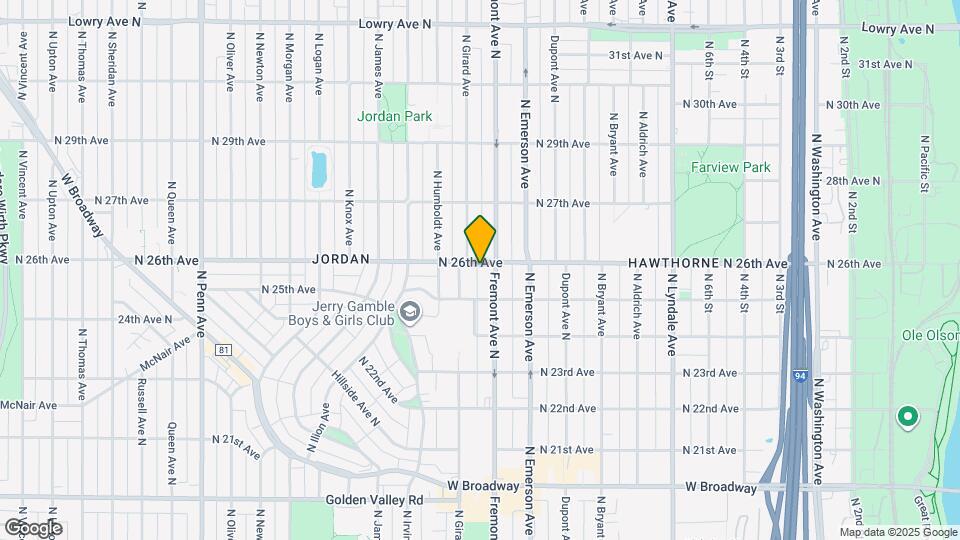 1211 N 26th Ave Map and Location Details