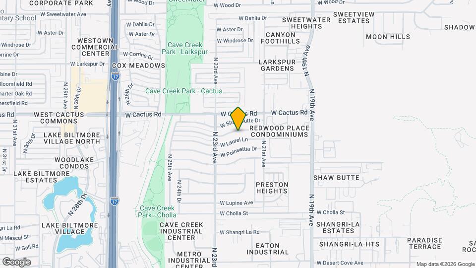 2201 W Paradise Dr Map and Location Details