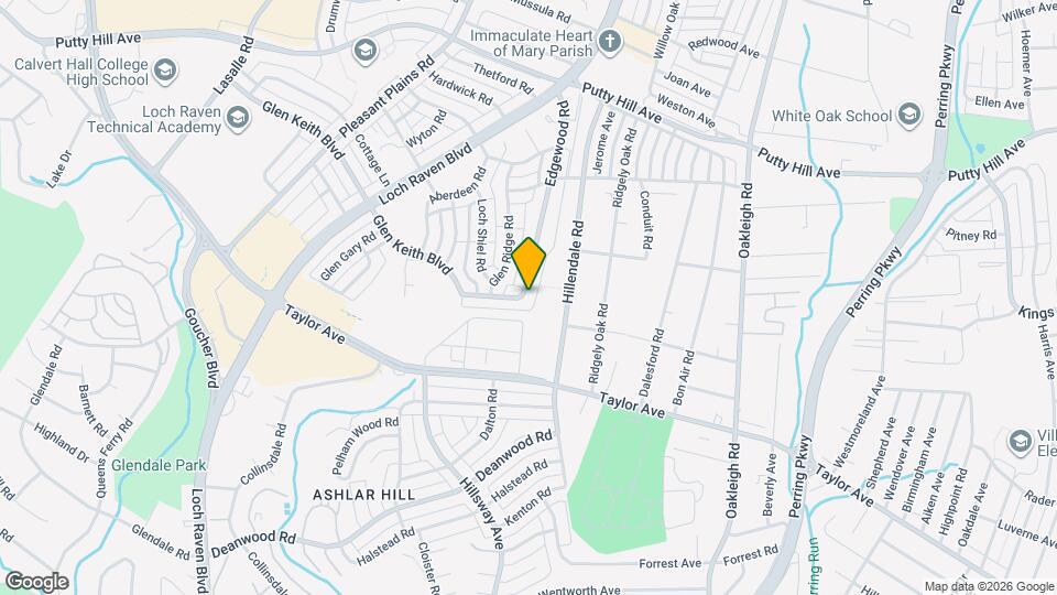 1916 Edgewood Rd Map and Location Details