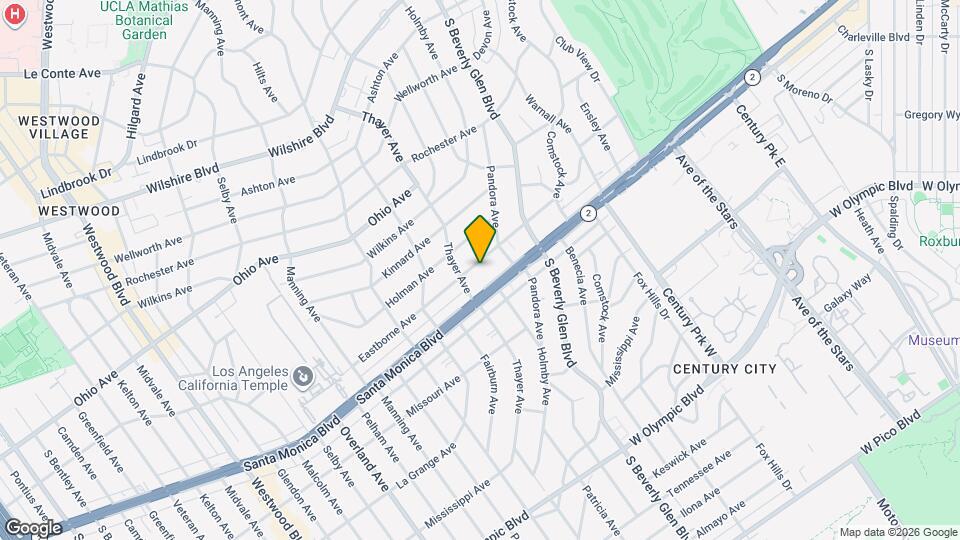 10474 Eastborne Ave Map and Location Details