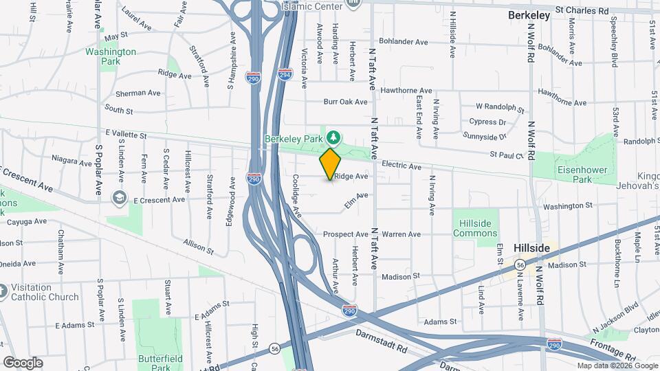 5905 Ridge Ave Map and Location Details