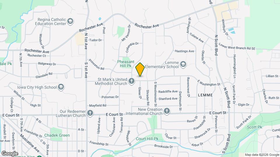 2700 E Washington St Map and Location Details