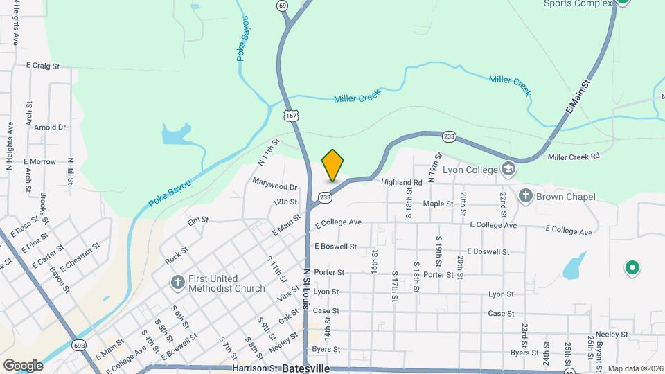 1355 E Main St Mapa y Detalles de la Ubicación