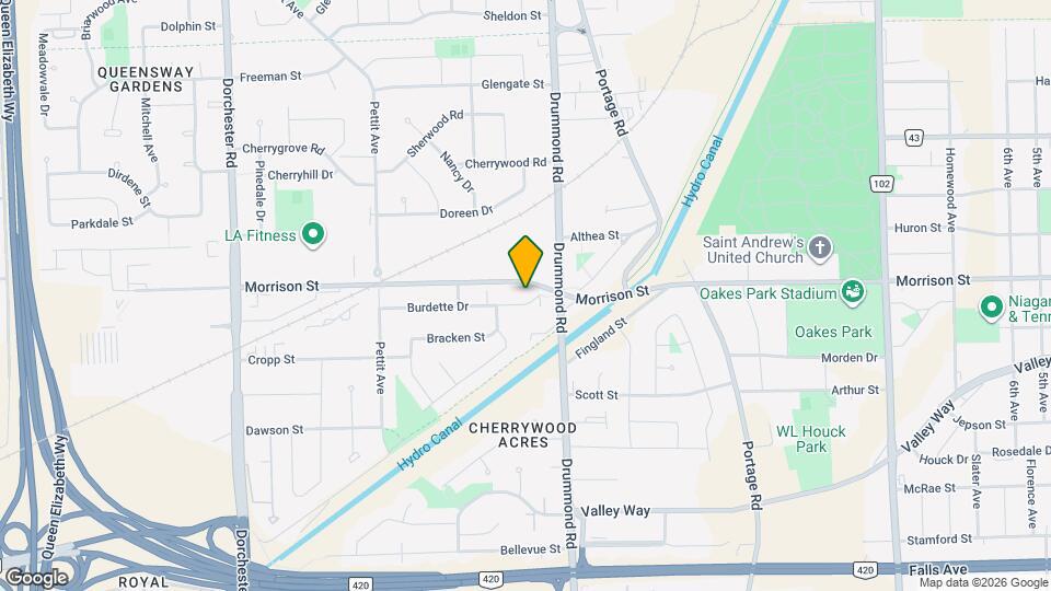 6281 Burdette Dr Map and Location Details