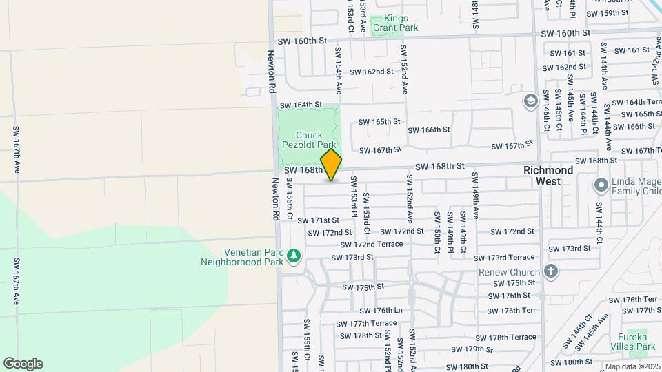 15434 SW 168th Ter Map and Location Details