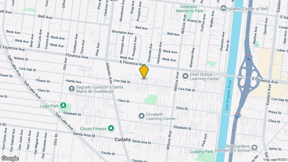 4737-4741 Live Oak St Map and Location Details