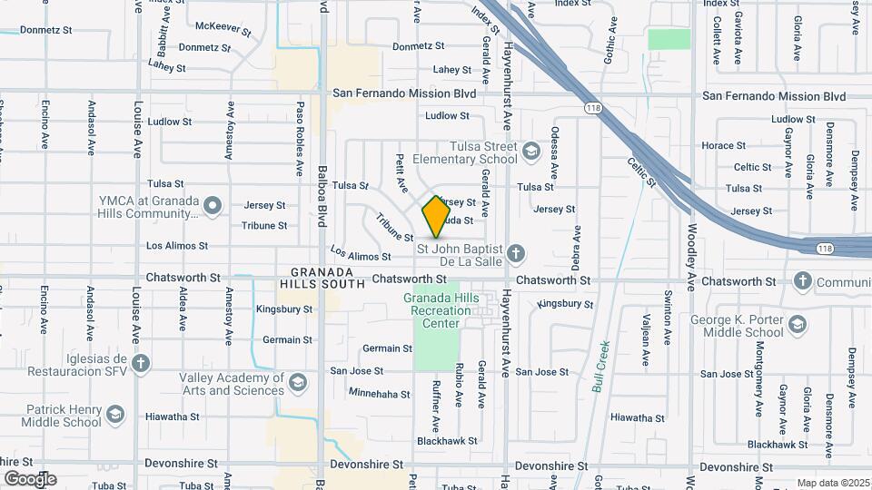 16734 Tribune St Map and Location Details