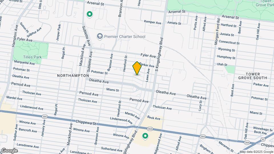 4951 Potomac St, Unit 4951A-2F Map and Location Details