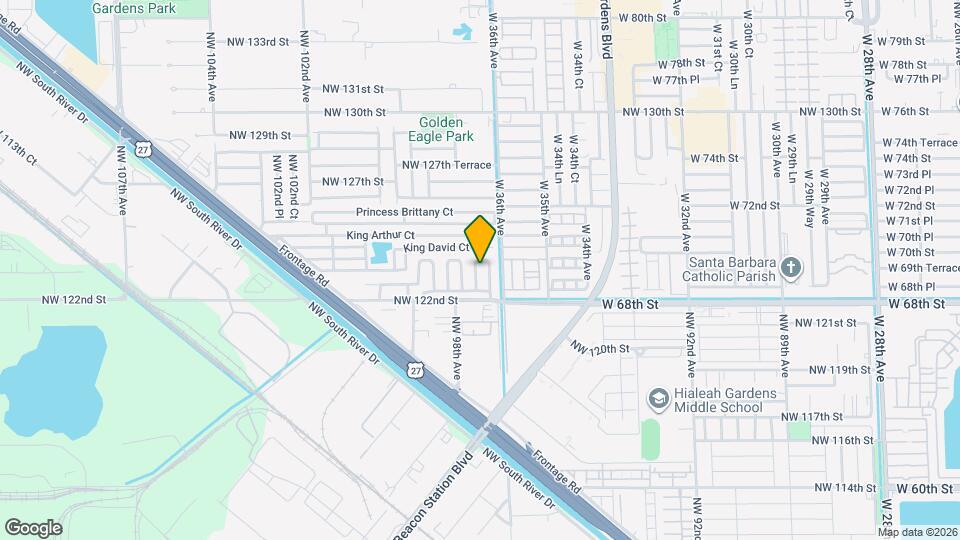12377 NW 97th Pl Map and Location Details