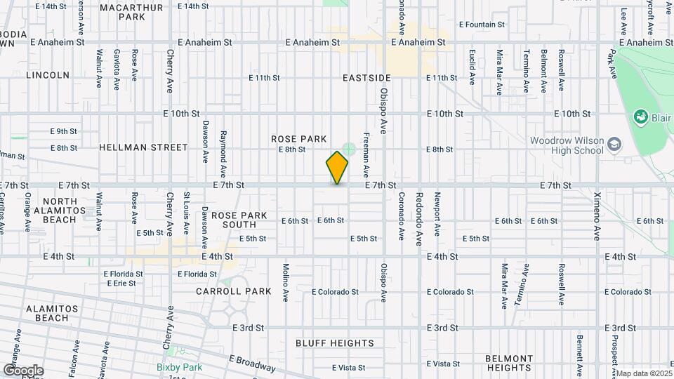 2906-2912 E 7th St Map and Location Details