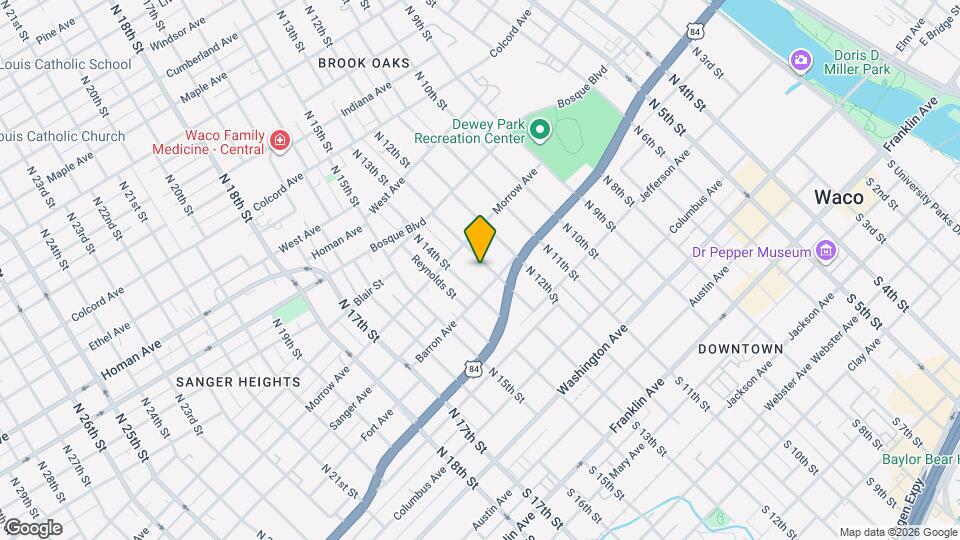 716 N 13th St Map and Location Details