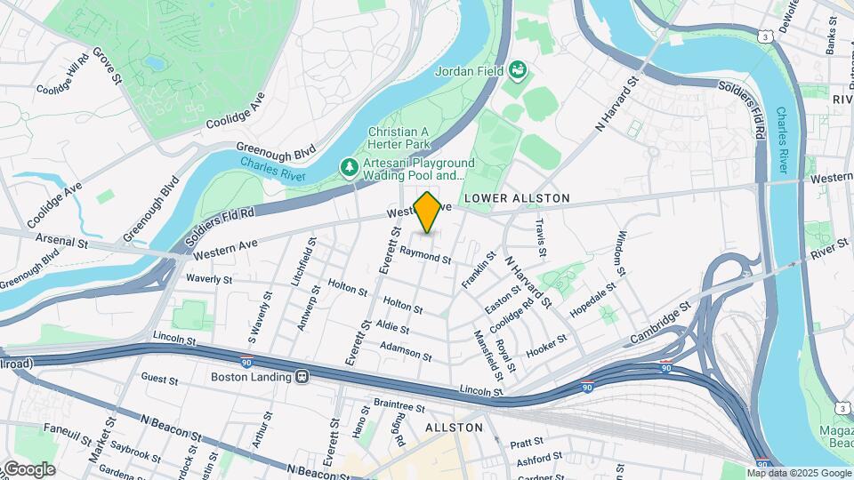 33 Westford St, Unit 3 Map and Location Details