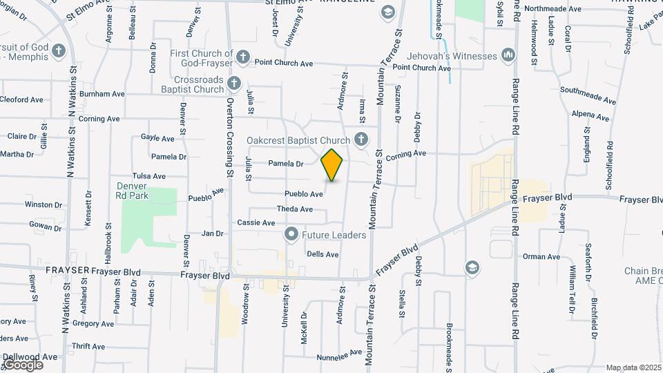 3532 Pueblo Ave Map and Location Details