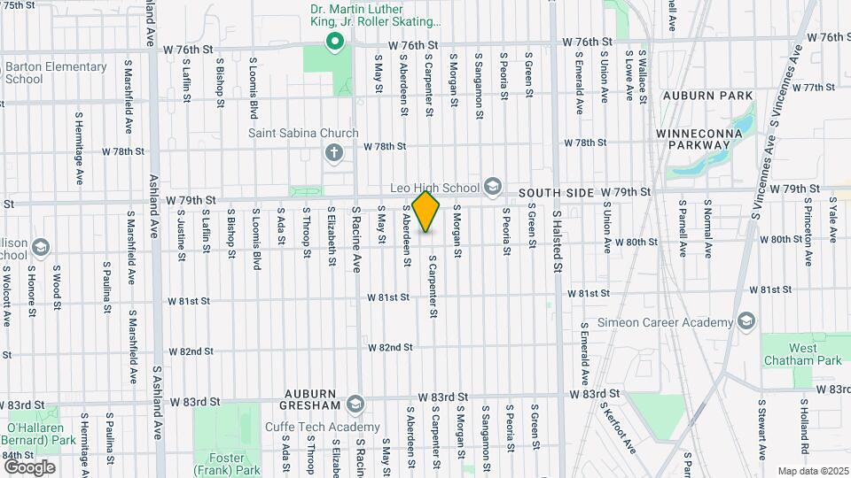 7952 S Carpenter St-Unit -2 Map and Location Details