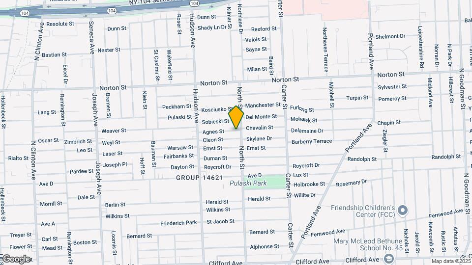 1321 North St Map and Location Details