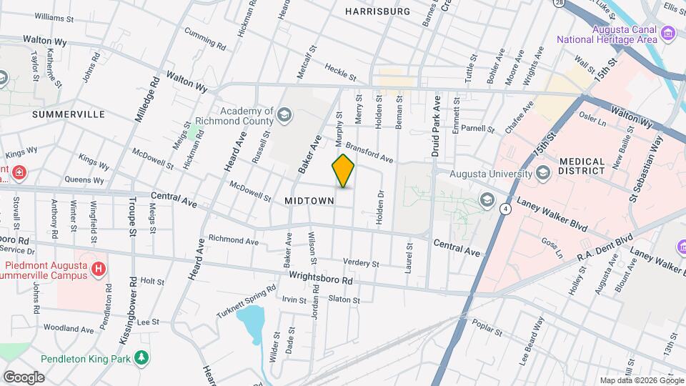 1806 Hampton Ave Mapa y Detalles de la Ubicación
