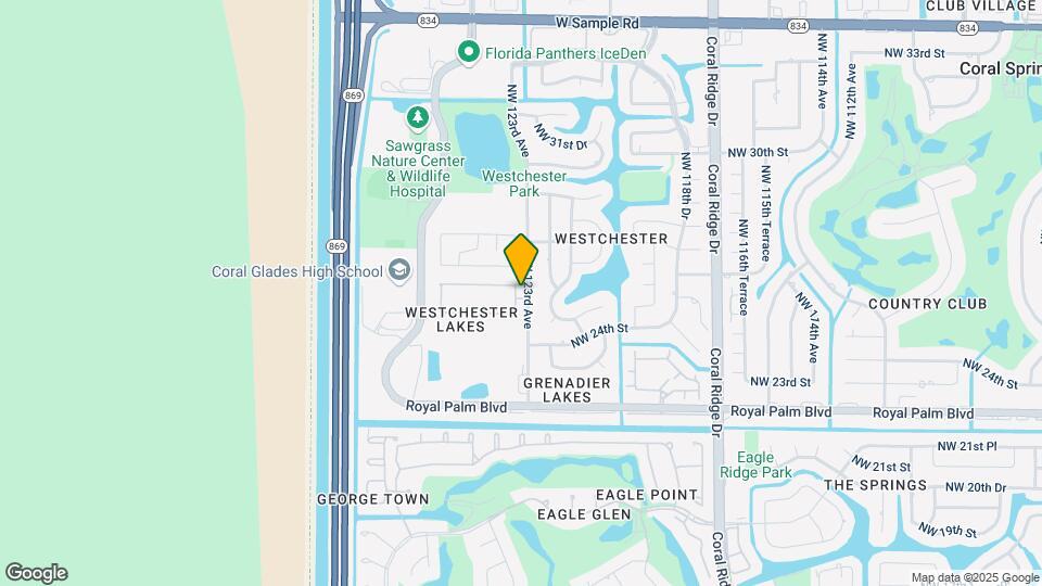 2561 NW 123rd Terrace Map and Location Details