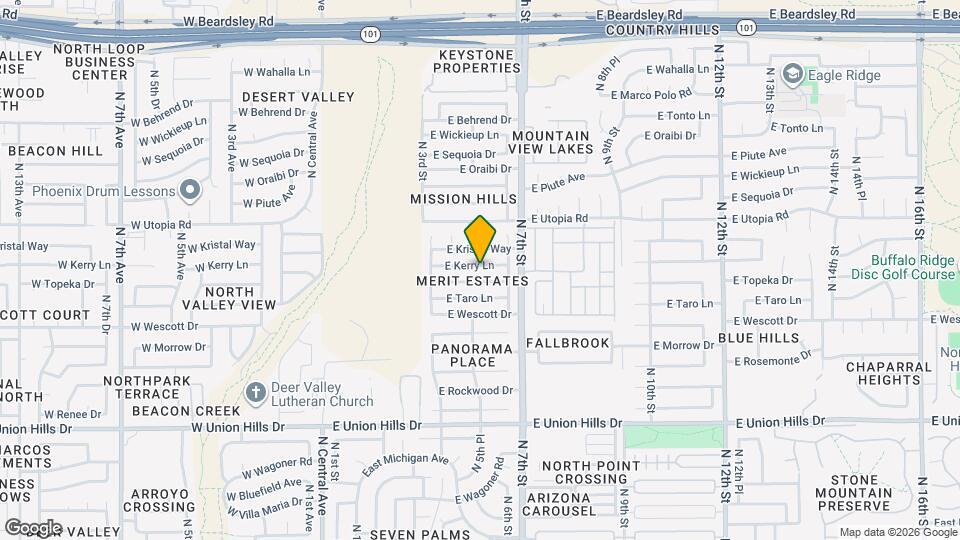 505 E Kerry Ln Map and Location Details