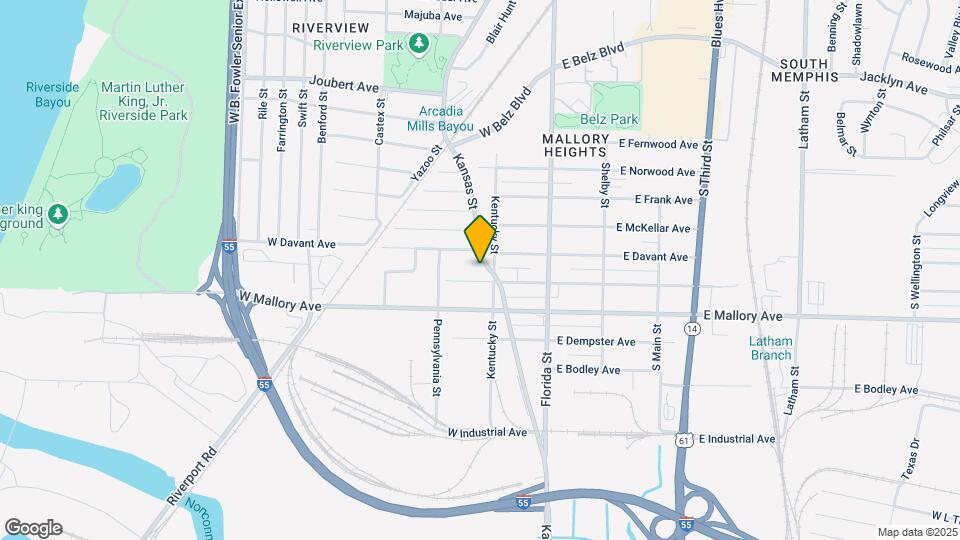 2173 Kansas St Map and Location Details
