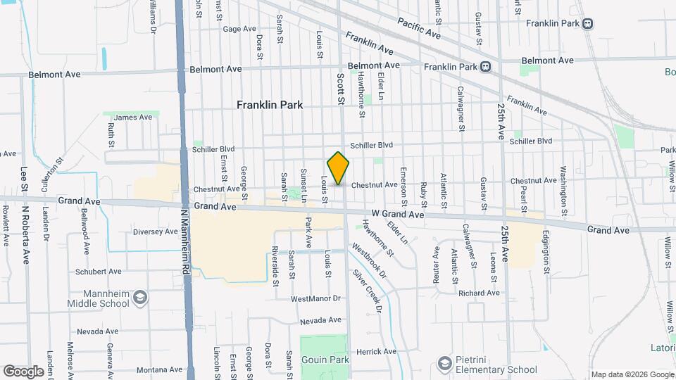 2852 Scott St Map and Location Details