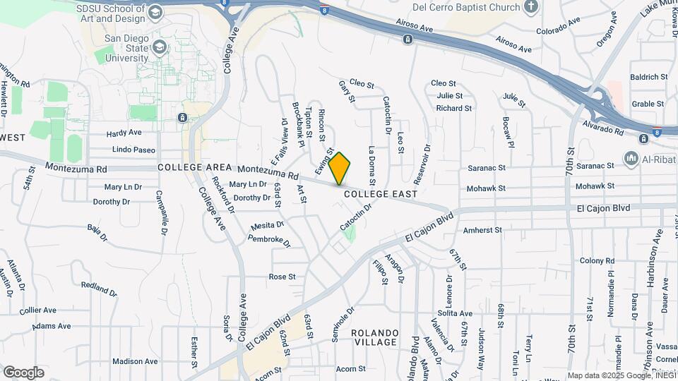 6441 Montezuma Rd Map and Location Details