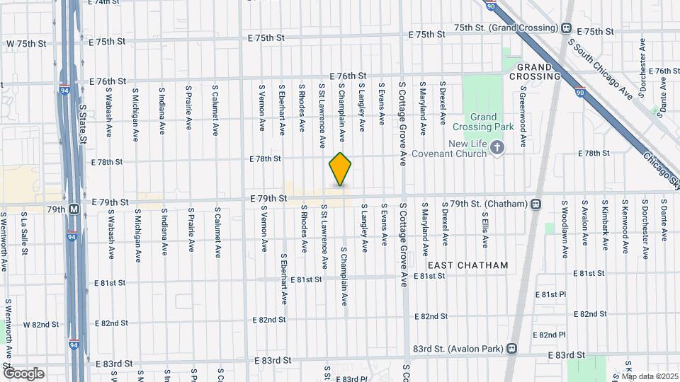 618 E 79th St Map and Location Details