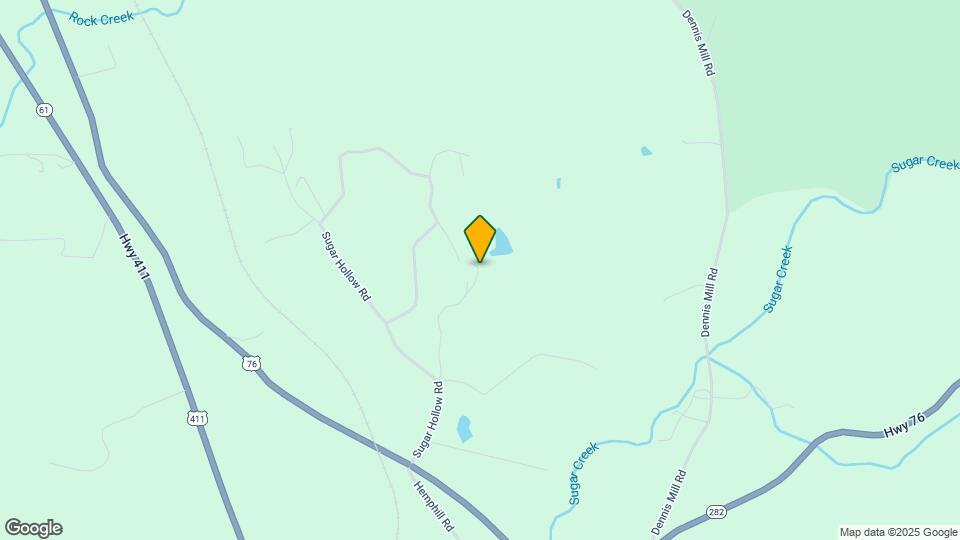 218 Sugar Hollow Rd Map and Location Details