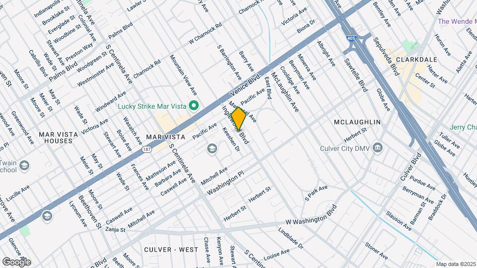 3917 Inglewood Blvd Map and Location Details