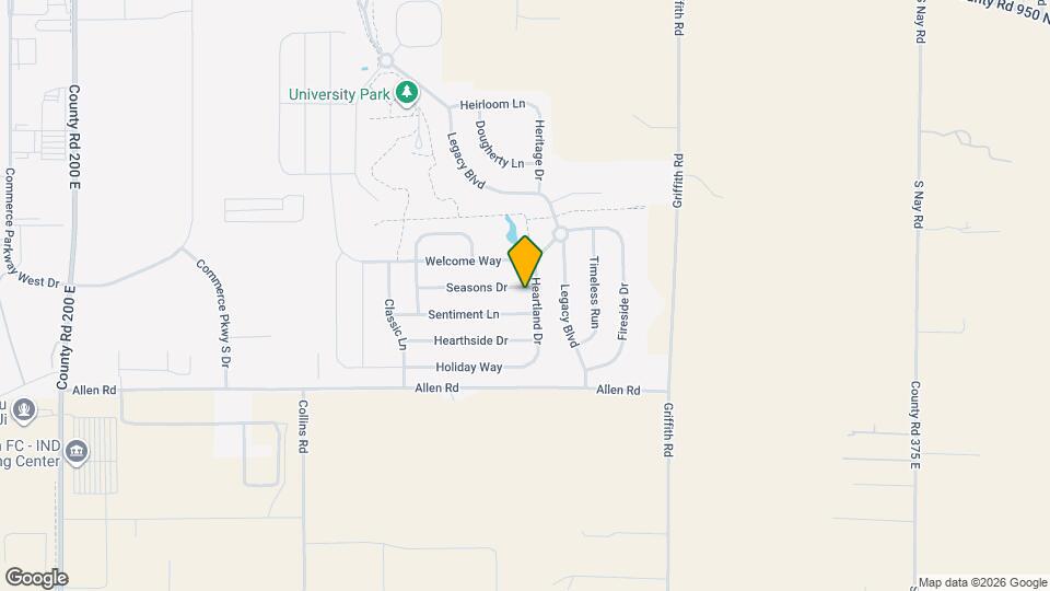 2993 Seasons Dr Mapa y Detalles de la Ubicación