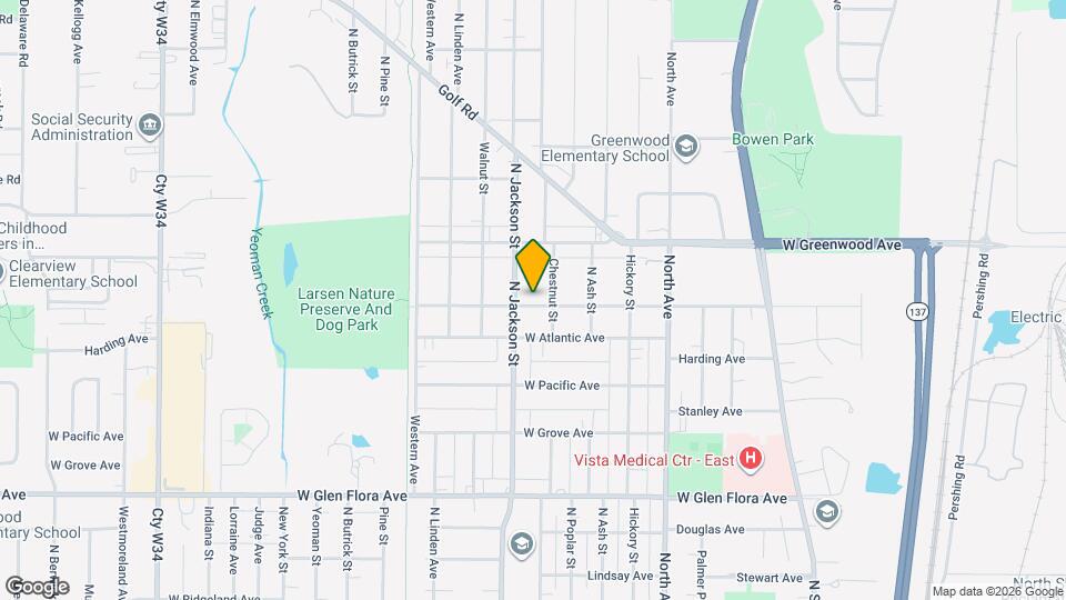 814 W Keith Ave, Unit 1 Mapa y Detalles de la Ubicación