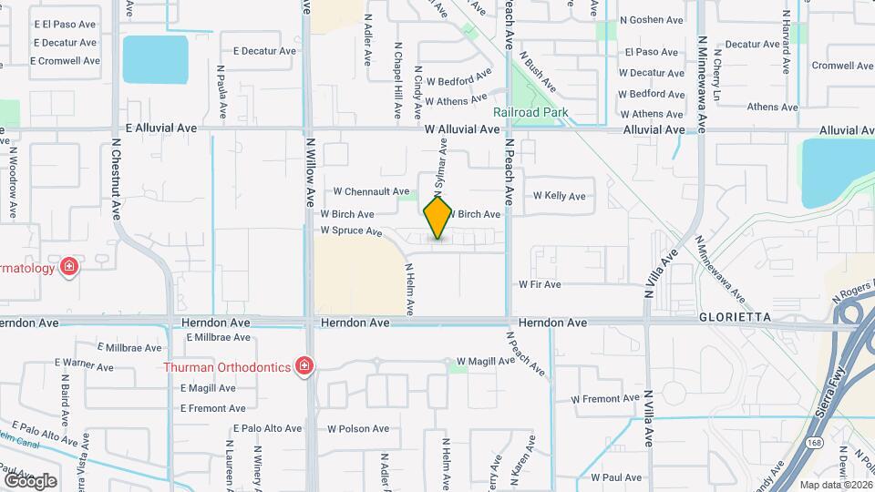 542 W Mahogany Ln Map and Location Details