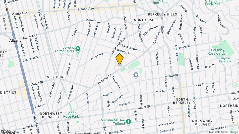 1665 Hopkins St Map and Location Details