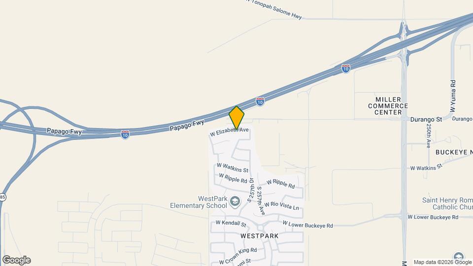 25781 W Elizabeth Ave Mapa y Detalles de la Ubicación