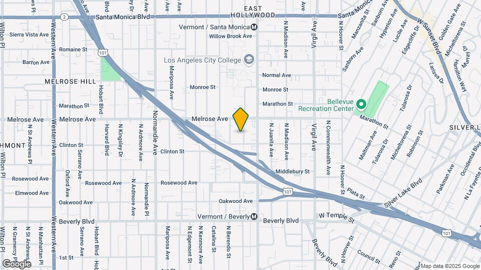 617 N New Hampshire Ave Map and Location Details