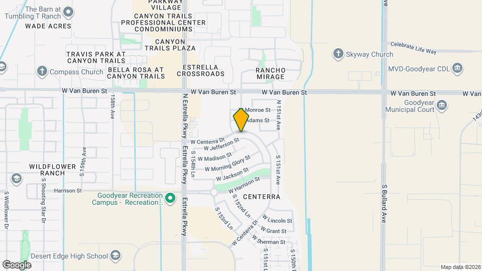 15238 W Jefferson St Map and Location Details