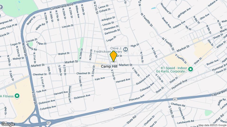 2016 Market St, Unit 2016 Market St. Map and Location Details