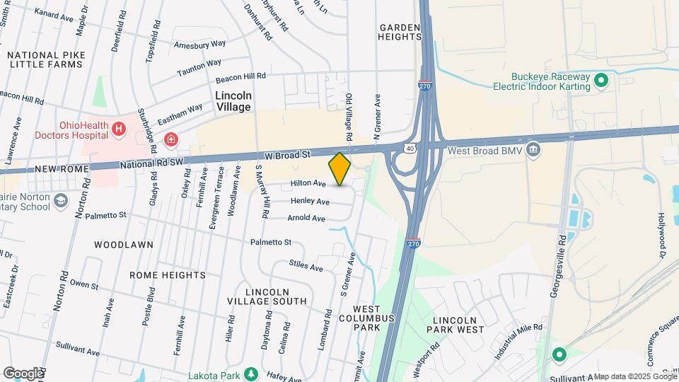 4637 Hilton Ave Mapa y Detalles de la Ubicación
