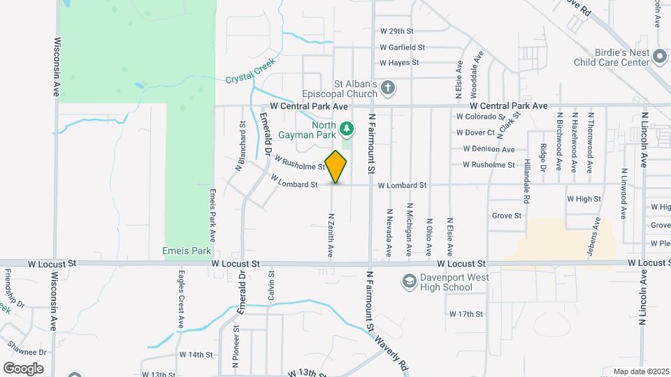 3823 W Lombard St Map and Location Details