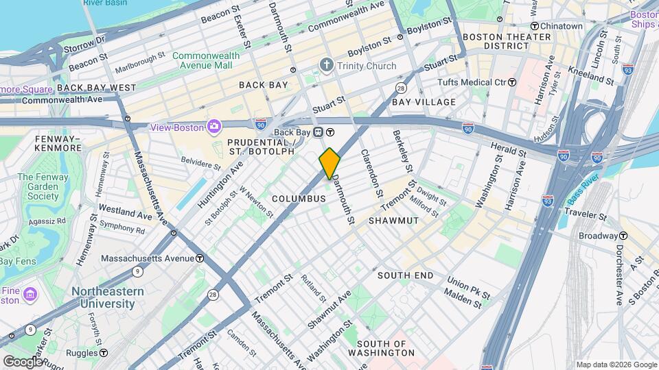 132 Appleton St, Unit 3B Mapa y Detalles de la Ubicación