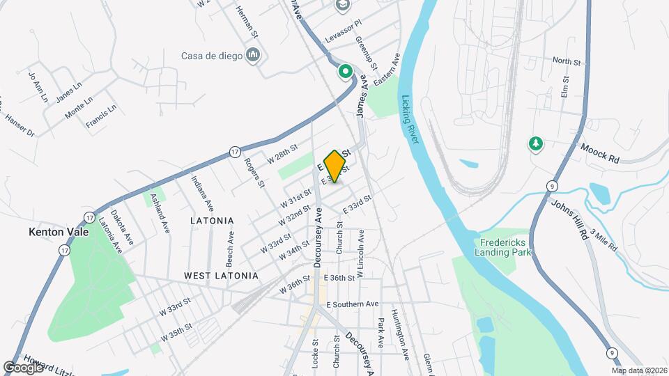 20 E 32nd St Map and Location Details