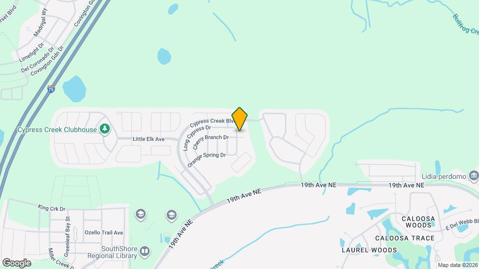 15303 Long Cypress Dr Map and Location Details